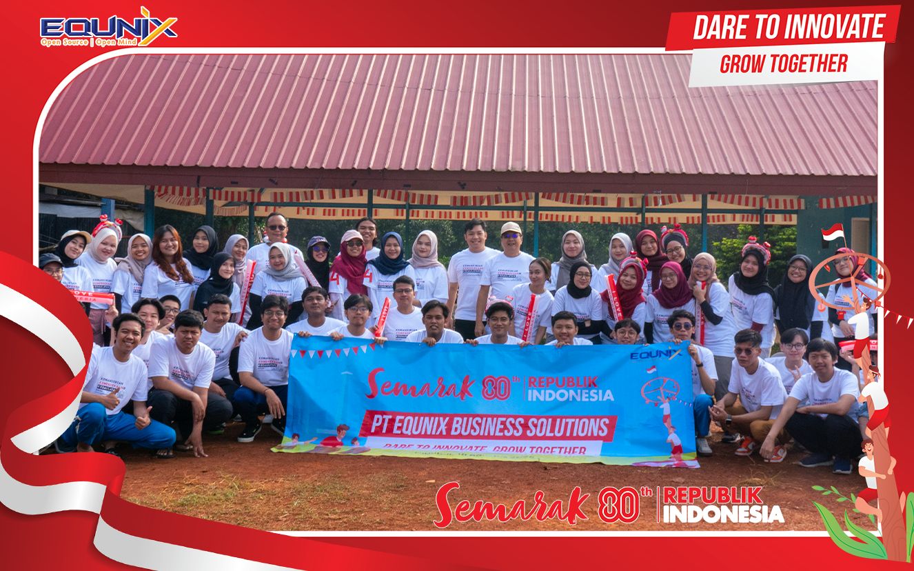 Meriah! Equnix Rayakan HUT RI ke-80 dengan Lomba Penuh Tantangan dan Kekompakan